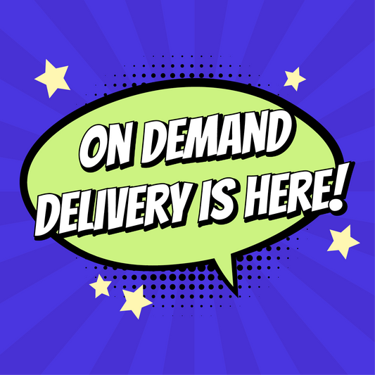 On demand delivery for our clutter collection service is here!